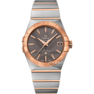 VS廠歐米茄間玫棕面條釘星座38m