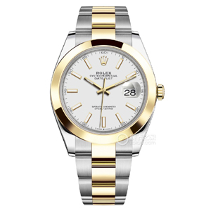 VS廠勞力士41m間金光圈白面日志丹東3235機