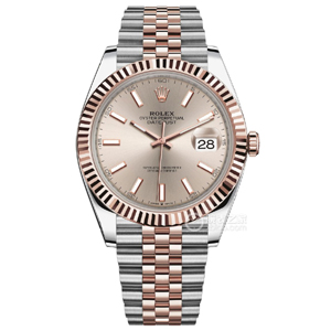 VS廠勞力士41m香檳色日志丹東3235機