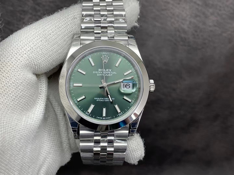 VS廠復刻版勞力士光圈薄荷綠日志丹東3235機細節做工深度分析