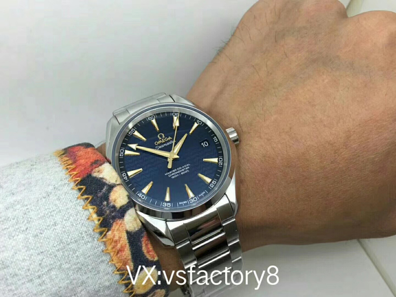 VS廠歐米茄里約奧運特別版藍面海馬150米復刻版還原細節做工怎么樣