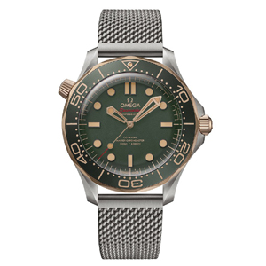 VS廠歐米茄復古綠面無暇海馬300米8806機42m