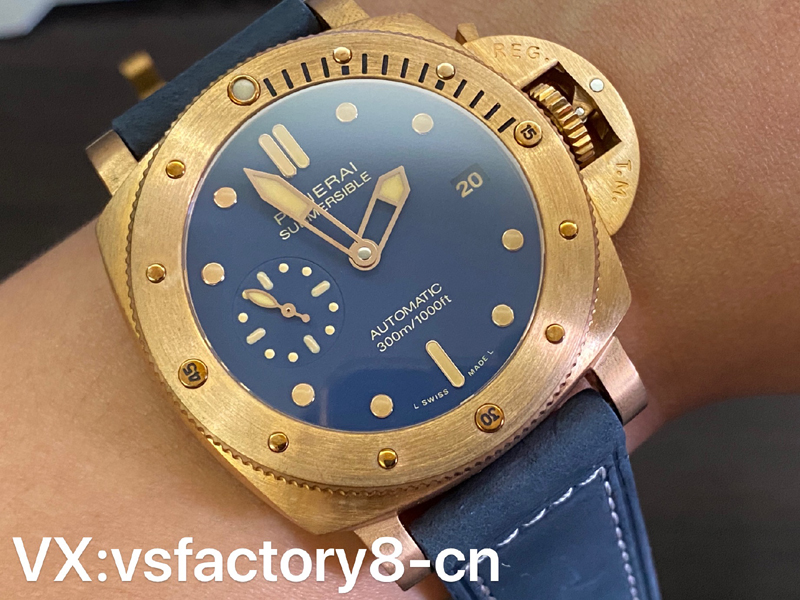 沛納海pam1070潛行系列青銅復刻表外觀復刻還原如何